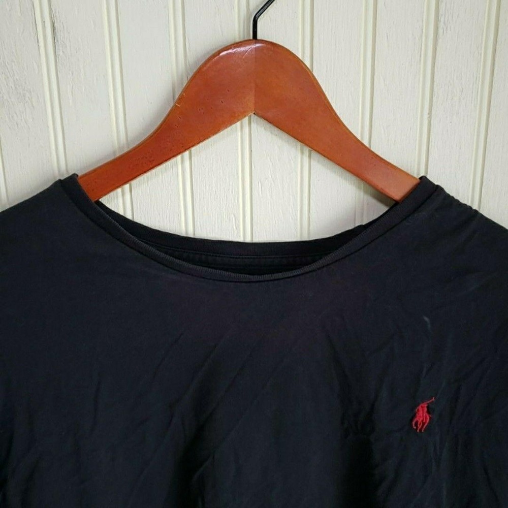 Polo Ralph Lauren Shirt Mens XL Blue Crewneck Pony Logo Tagless Cotton Tee